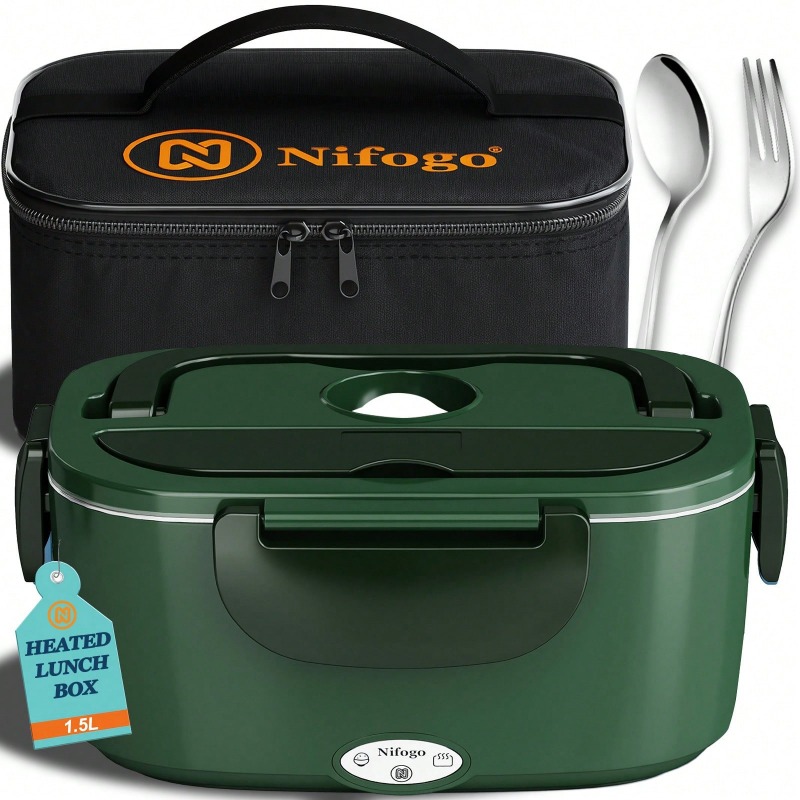 Portable Food Warmer - 100W Elektrische Heiz-Lunchbox, 2-in-1 für Auto