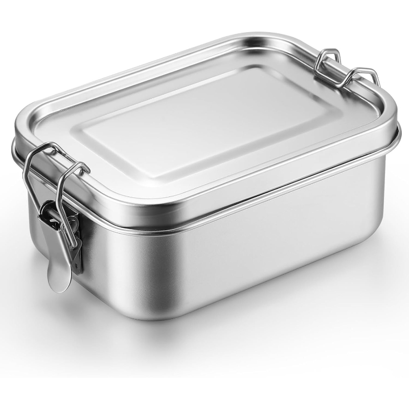Food Storage Prep Containers - Edelstahl-Lebensmittelbehälter mit Deckeln, Lunchbox, Kühlschrank-Organizer, Hot-Pot-Vorbereitungsbox,