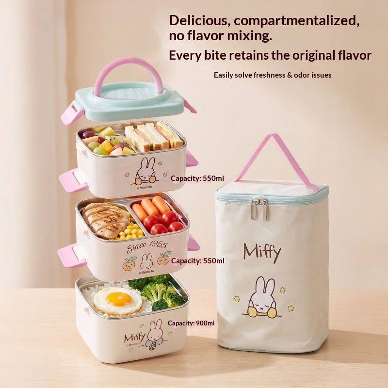 Food Storage Room - Miffy Isolierte Tragbare Bento-Box 2026 Neue