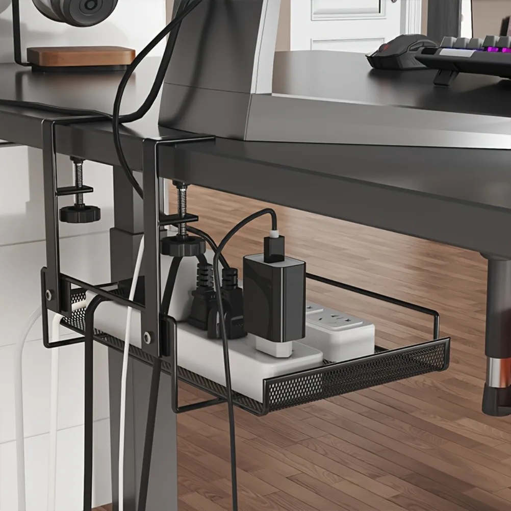 Food Storage Room - Tischkabel-Organizer Aufbewahrungsregal Unter Computertisch WLAN-Router-Halter Nicht
