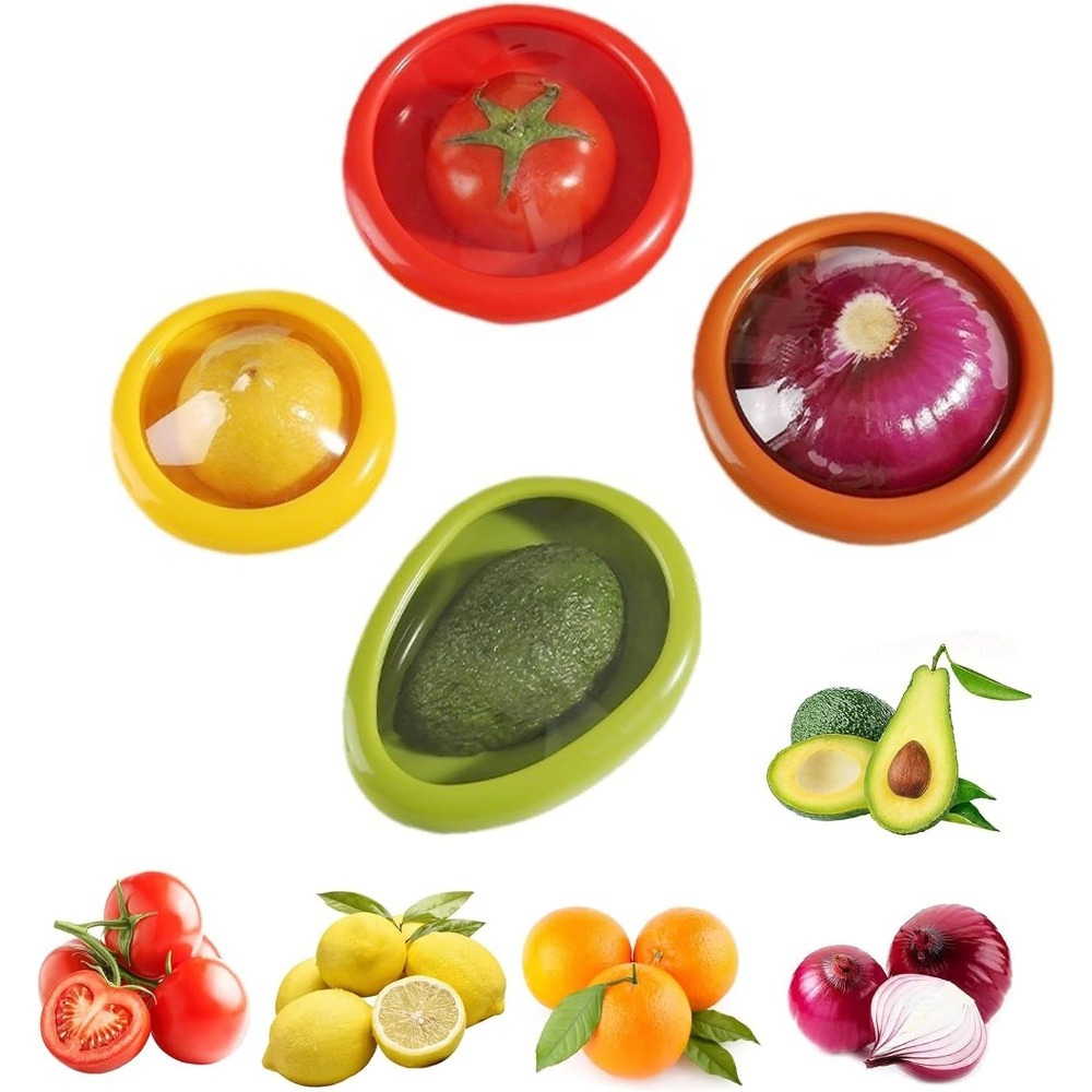 Set Food Storage - Avocado Saver Obst- und Gemüse-Aufbewahrungsbehälter-Set aus