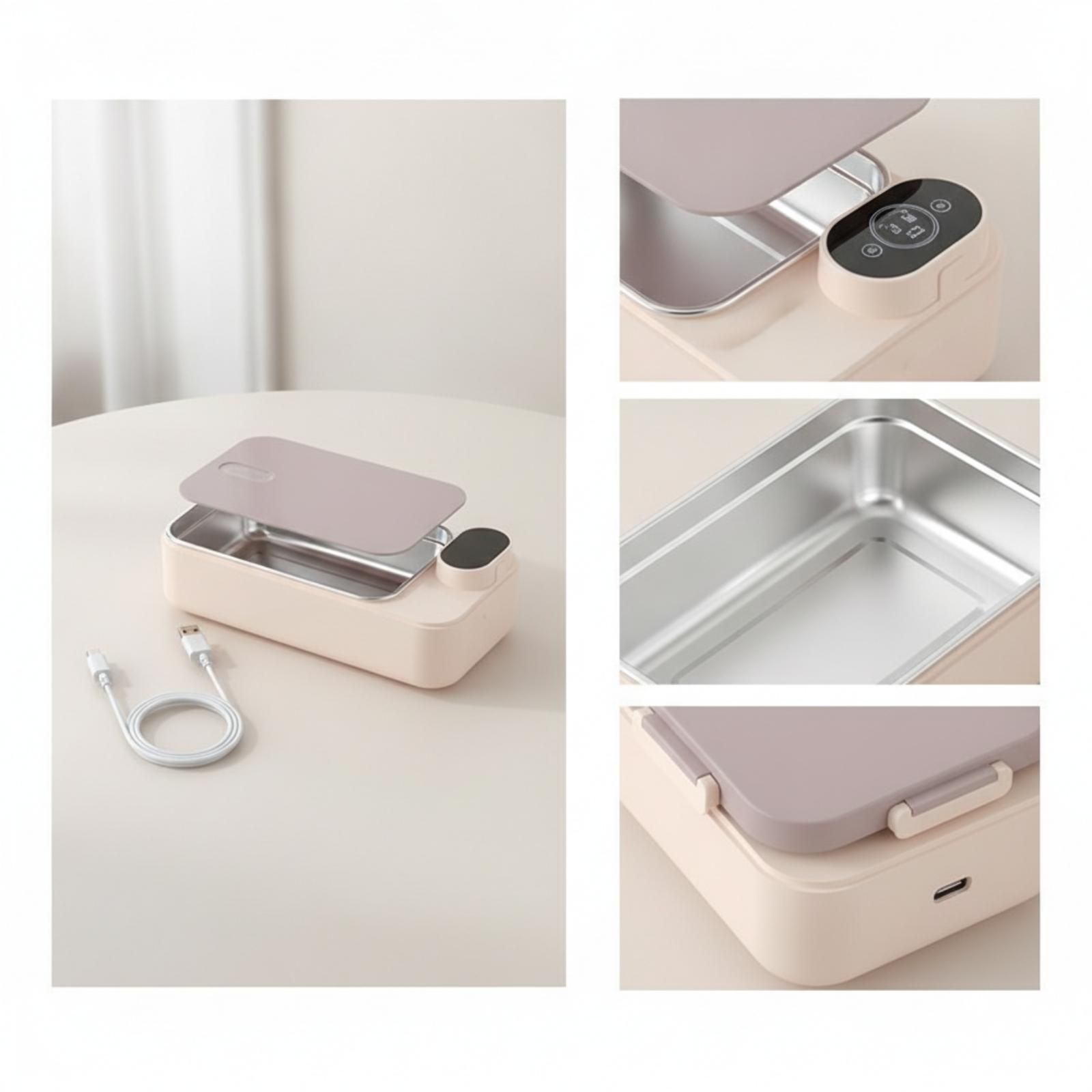 Portable Food Warmer - Lunchbox mit Edelstahl-Innenfutter, isoliert, tragbarer Speisenwärmer,