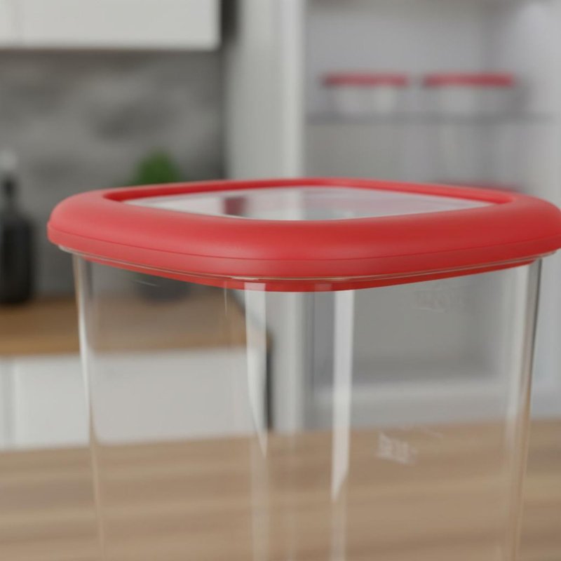 Set Food Storage - 6-teiliges Luftdichtes Lebensmittel-Aufbewahrungsbehälter-Set Durchsichtiges Design Plastik