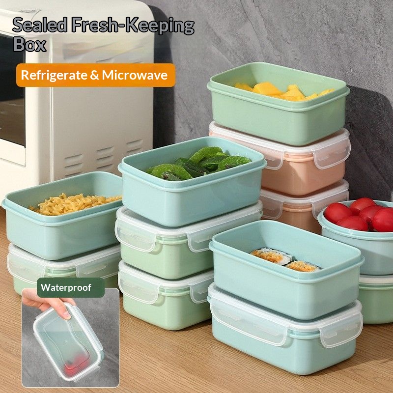 Food Storage Prep Containers - Luftdichte Lebensmittelbehälter BPA-frei Stapelbare Auslaufsichere Lunchbox