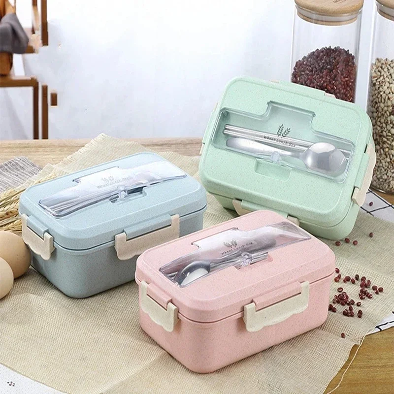 Food Storage With Scoop - Mikrowelle Lunchbox Weizens troh Bento Box