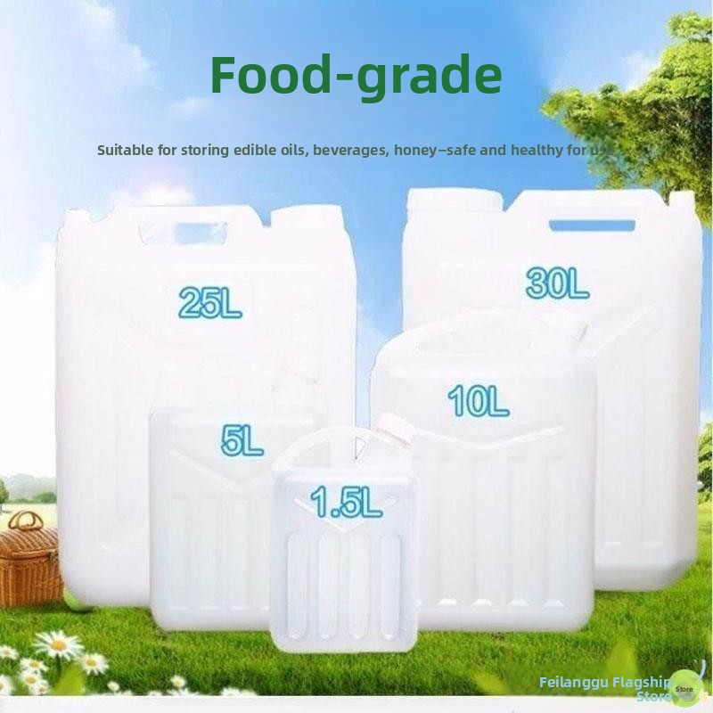 Food Storage Brands - Lebensmittelechte PET-Kunststoff Ölflasche 10kg Fassungsvermögen Küchen-Aufbewahrungsbehälter
