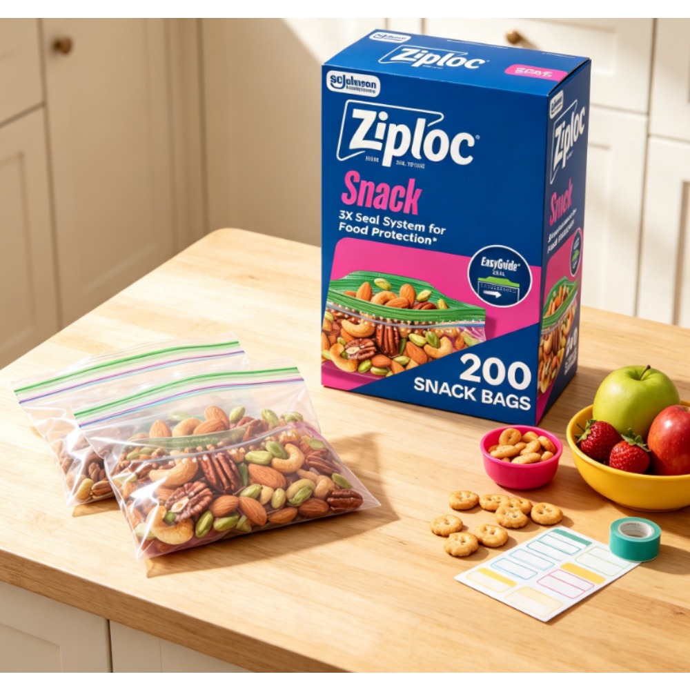 Ziploc ®   Marken-Snackbeutel  – Food Storage Brands Bewertung und Preis