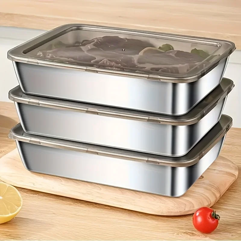 5-teiliges Edelstahl-Lebensmit – Set Food Storage Bewertung und Preis