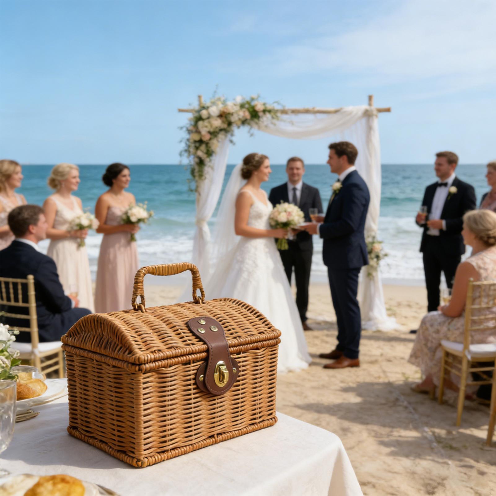 Picknickkorb mit Griff, gewebt – Bread Box Bamboo Bewertung und Preis