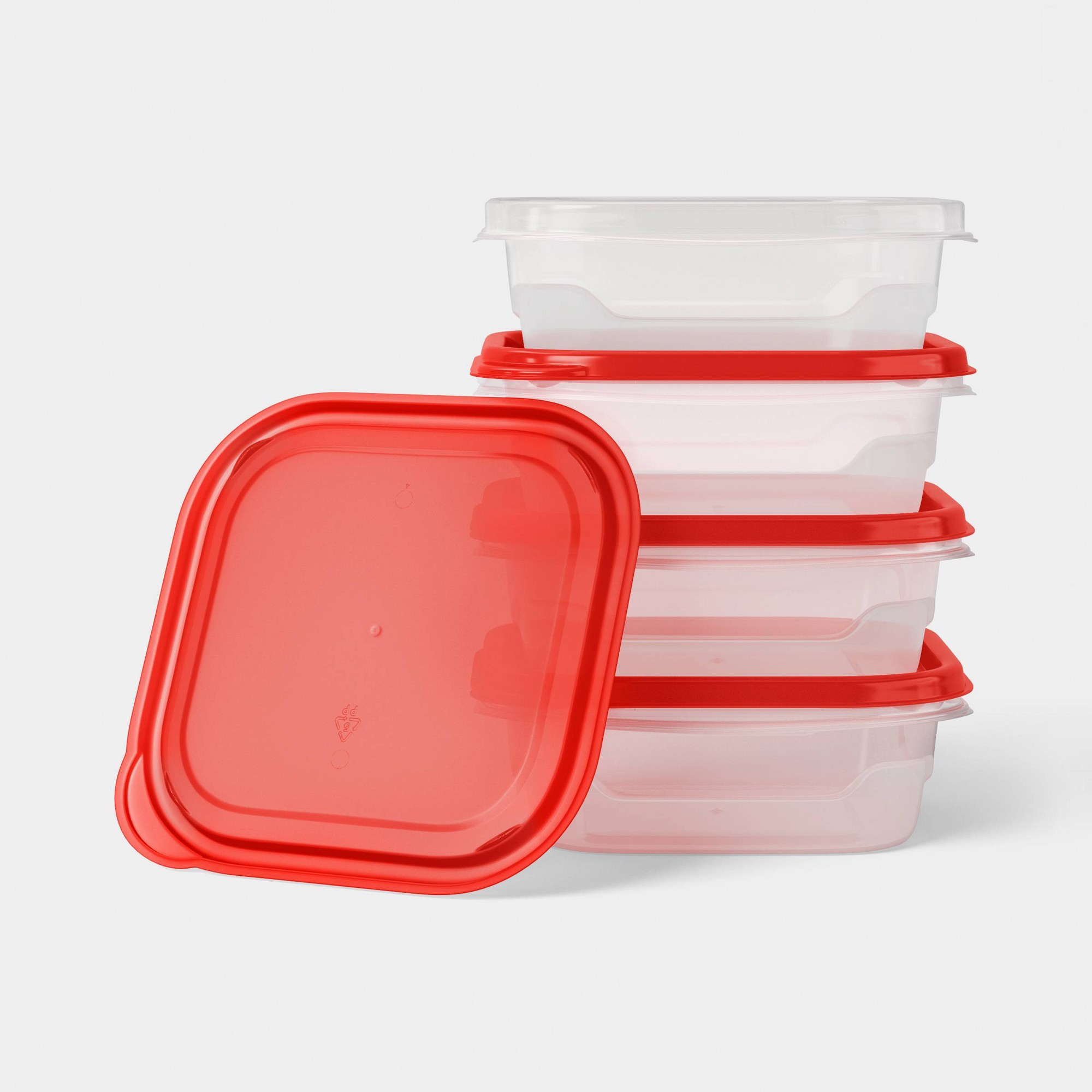 4er-Set kleine quadratische Le – Food Storage Prep Containers Bewertung und Preis