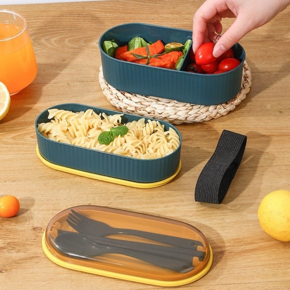 Tragbare doppellagige Lunchbox – Food Storage With Scoop Bewertung und Preis