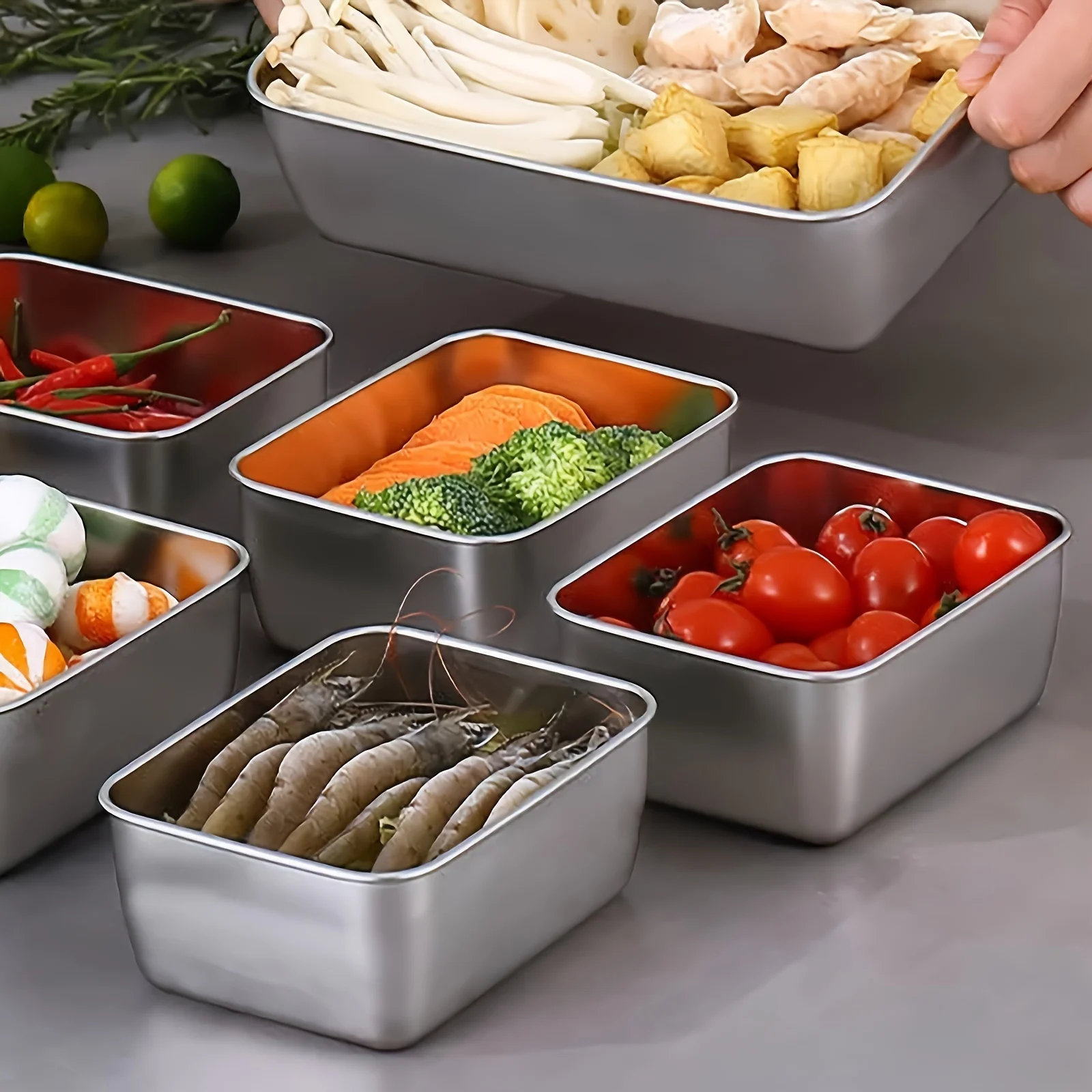 Edelstahl-Lebensmittelbehälter – Set Food Storage Bewertung und Preis