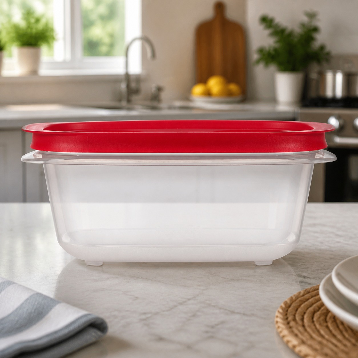 Roter rechteckiger Lebensmitte – Food Storage Prep Containers Bewertung und Preis