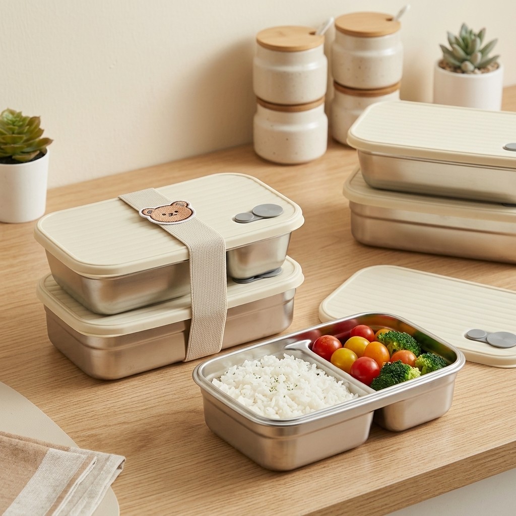 Edelstahl Bento-Box Metall-Lun – Food Storage Prep Containers Bewertung und Preis