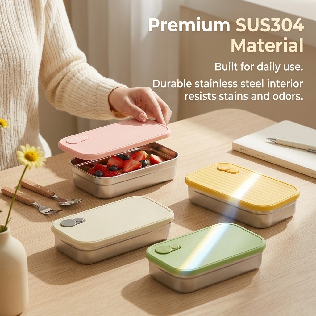 Edelstahl Bento-Box Metall-Lun – Food Storage Prep Containers Bewertung und Preis