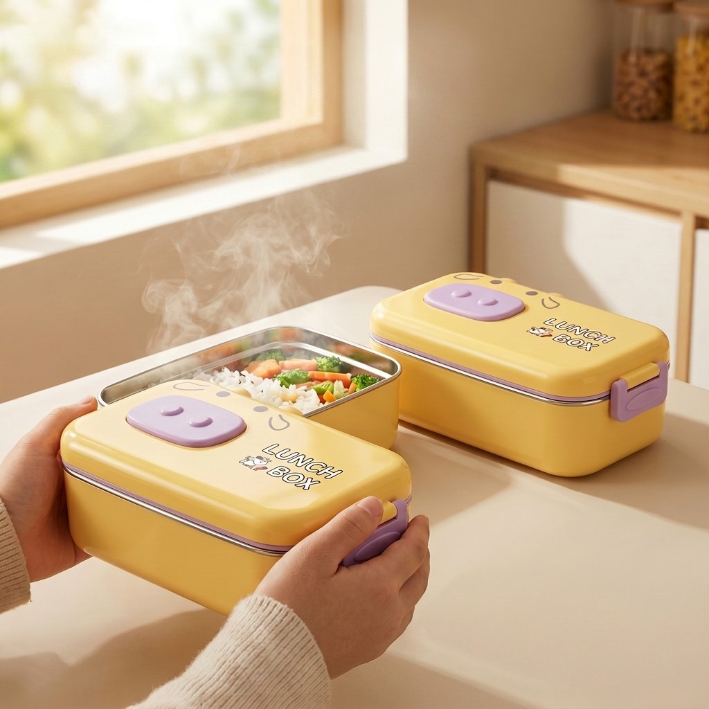 304 Edelstahl Bento-Box Auslau – Food Storage With Scoop Bewertung und Preis