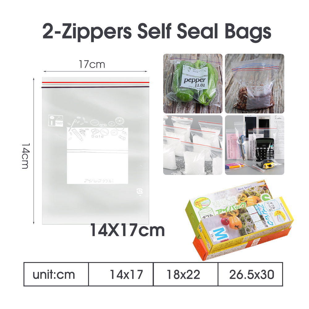 0,12mm dicke wieder versch lie – Food Storage Zip Lock Bags Bewertung und Preis