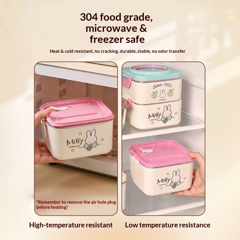 Miffy Isolierte Tragbare Bento – Food Storage Room Bewertung und Preis