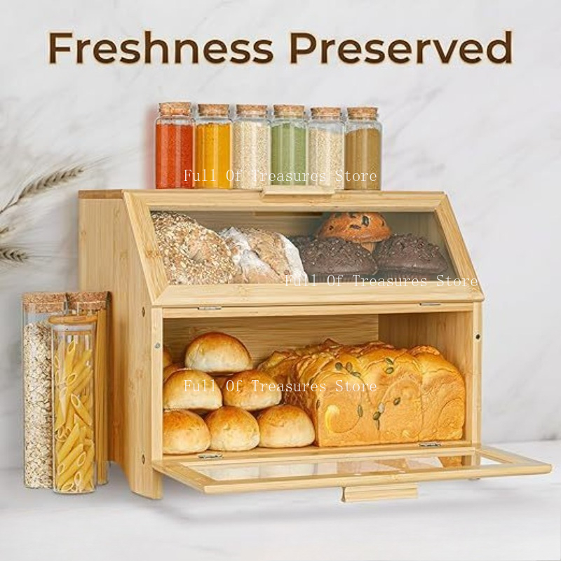 Bambus-Brotkasten Geeignet für – Bread Box Bamboo Bewertung und Preis