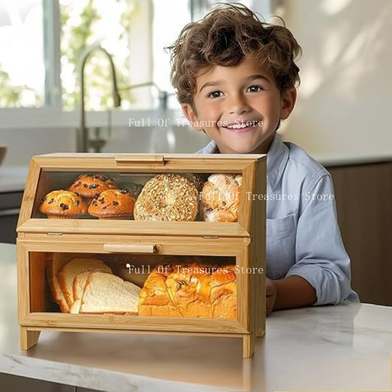 Bambus-Brotkasten Geeignet für – Bread Box Bamboo Bewertung und Preis