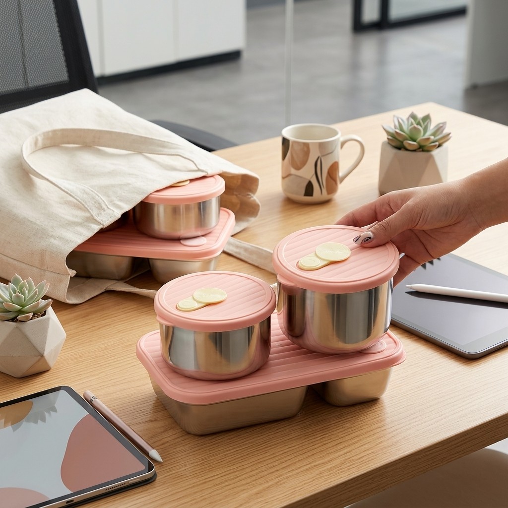 Mikrowellengeeignetes 304 Edel – Food Storage Prep Containers Bewertung und Preis