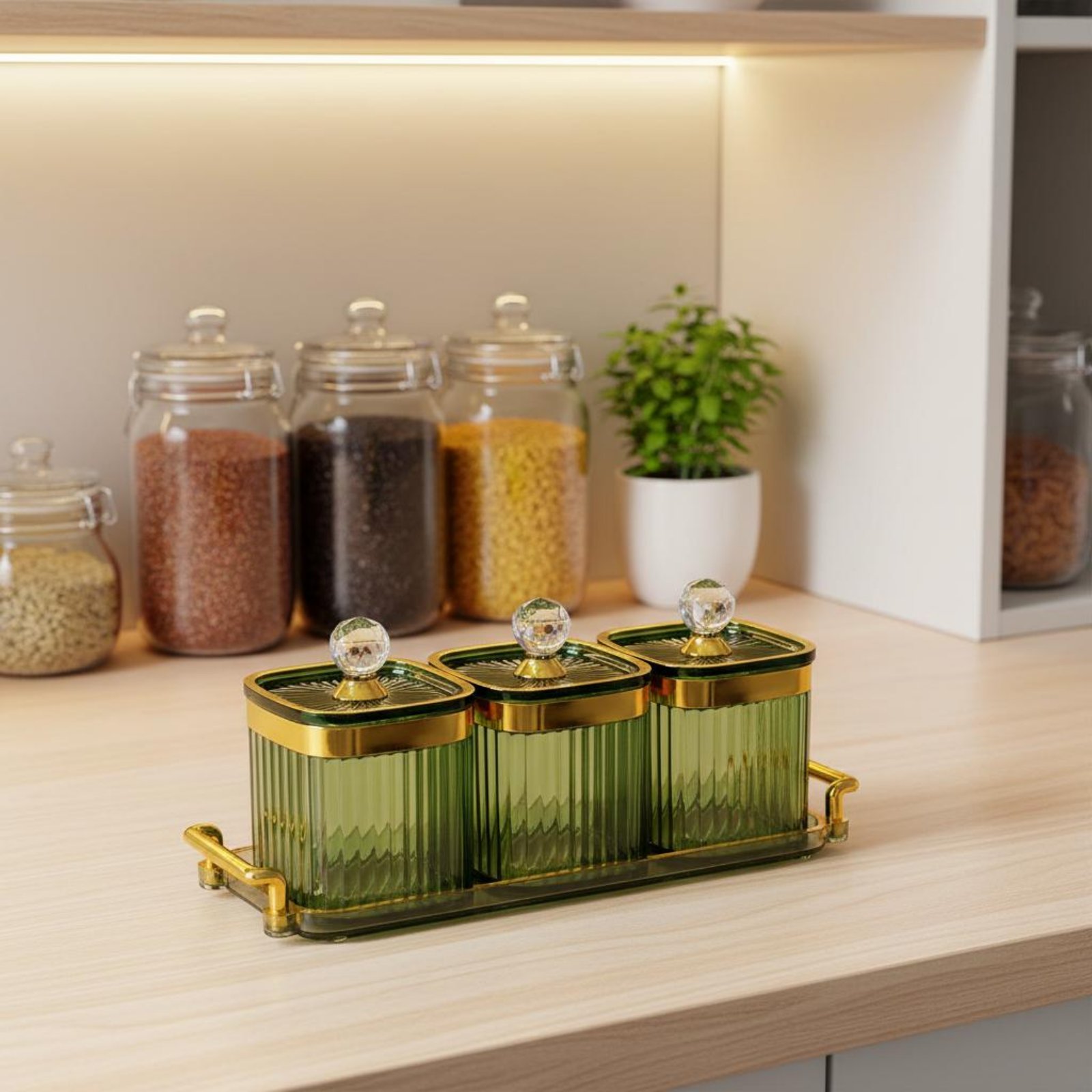 Dekoratives Snack-Behälter-Set – Set Food Storage Bewertung und Preis