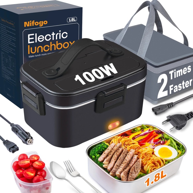 Elektrisch beheizte Lunchbox 1 – Portable Food Warmer Bewertung und Preis