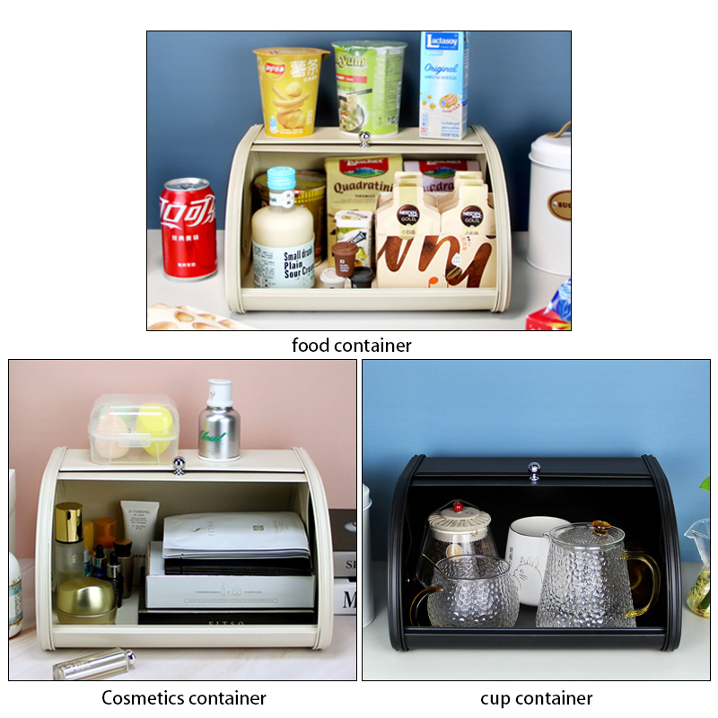 Brotkasten aus Metall, schwarz – Bread Box Bamboo Bewertung und Preis
