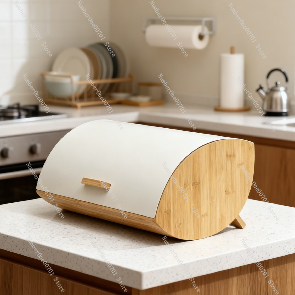 Metall-Brotkasten mit Bambusde – Bread Box Bamboo Bewertung und Preis