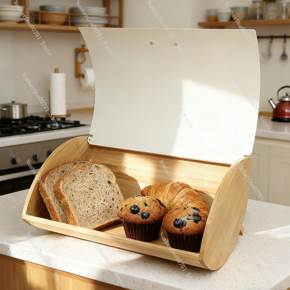 Metall-Brotkasten mit Bambusde – Bread Box Bamboo Bewertung und Preis