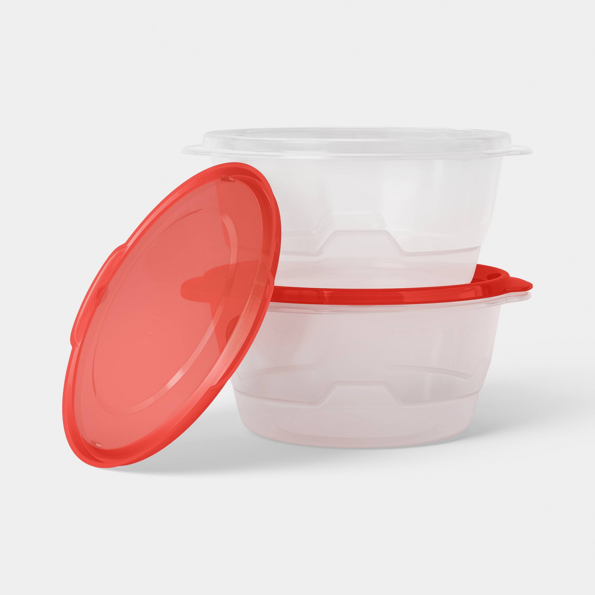 2ct große runde Lebensmittelbe – Food Storage Prep Containers Bewertung und Preis