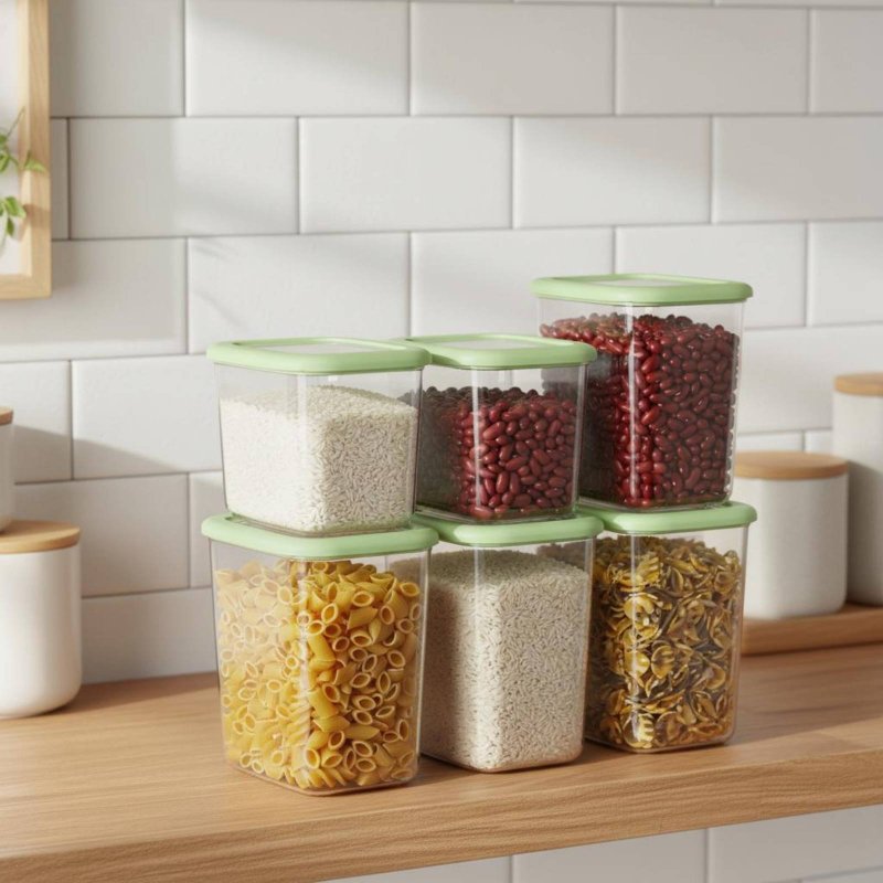 6-teiliges Luftdichtes Lebensm – Set Food Storage Bewertung und Preis