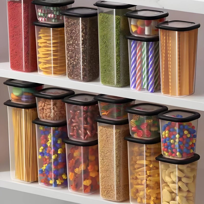 6-teiliges Luftdichtes Lebensm – Set Food Storage Bewertung und Preis