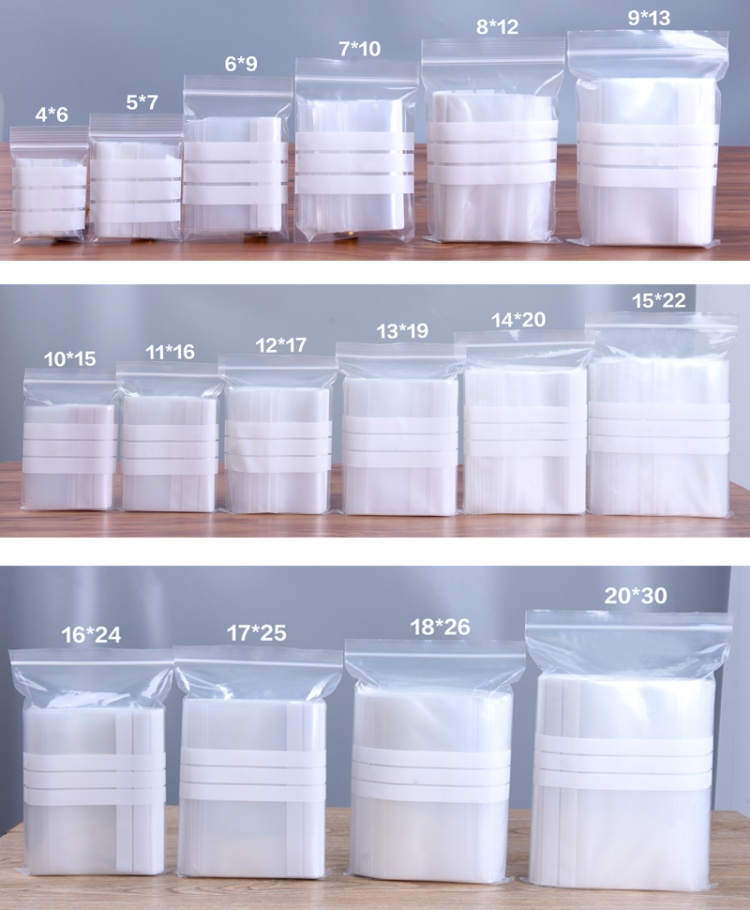 200 Stück PE Transparente Plas – Food Storage Zip Lock Bags Bewertung und Preis