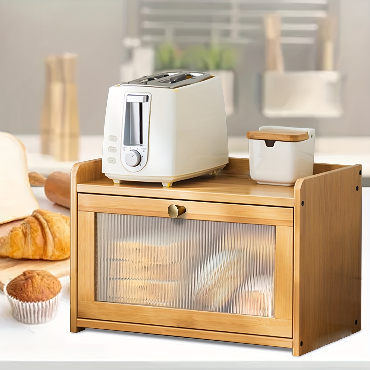2-stufiger Bambus-Brotkasten m – Bread Box Bamboo Bewertung und Preis