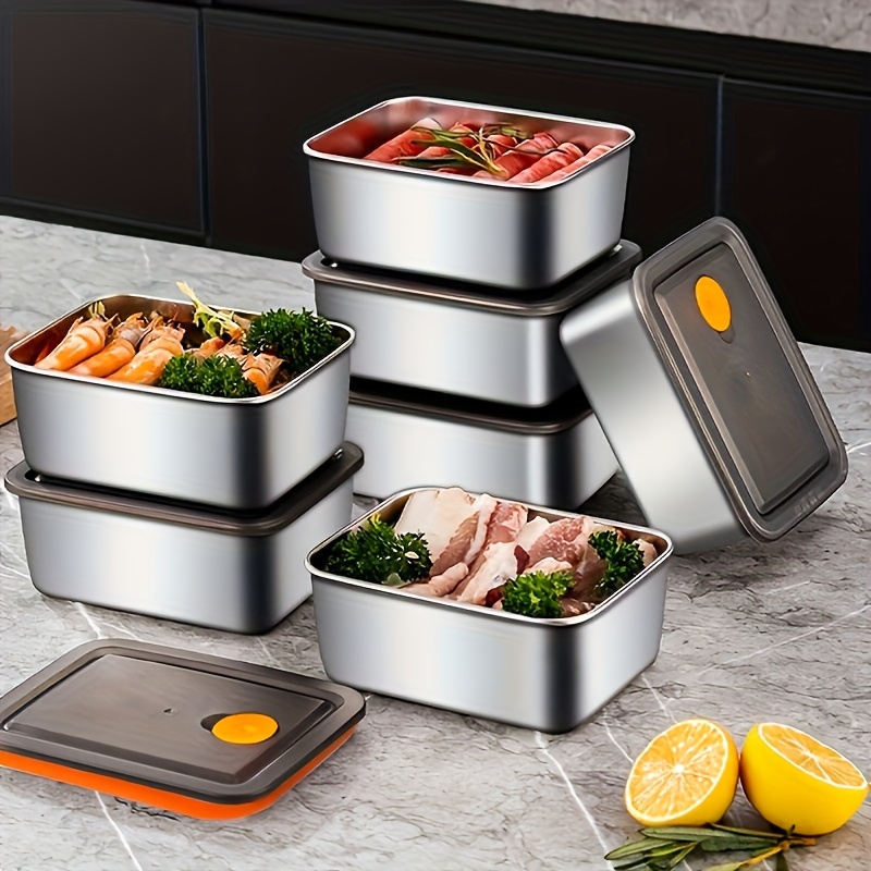 4-teiliges Edelstahl-Lebensmit – Set Food Storage Bewertung und Preis