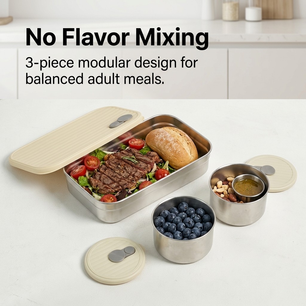 Mikrowellengeeignetes 304 Edel – Food Storage Prep Containers Bewertung und Preis