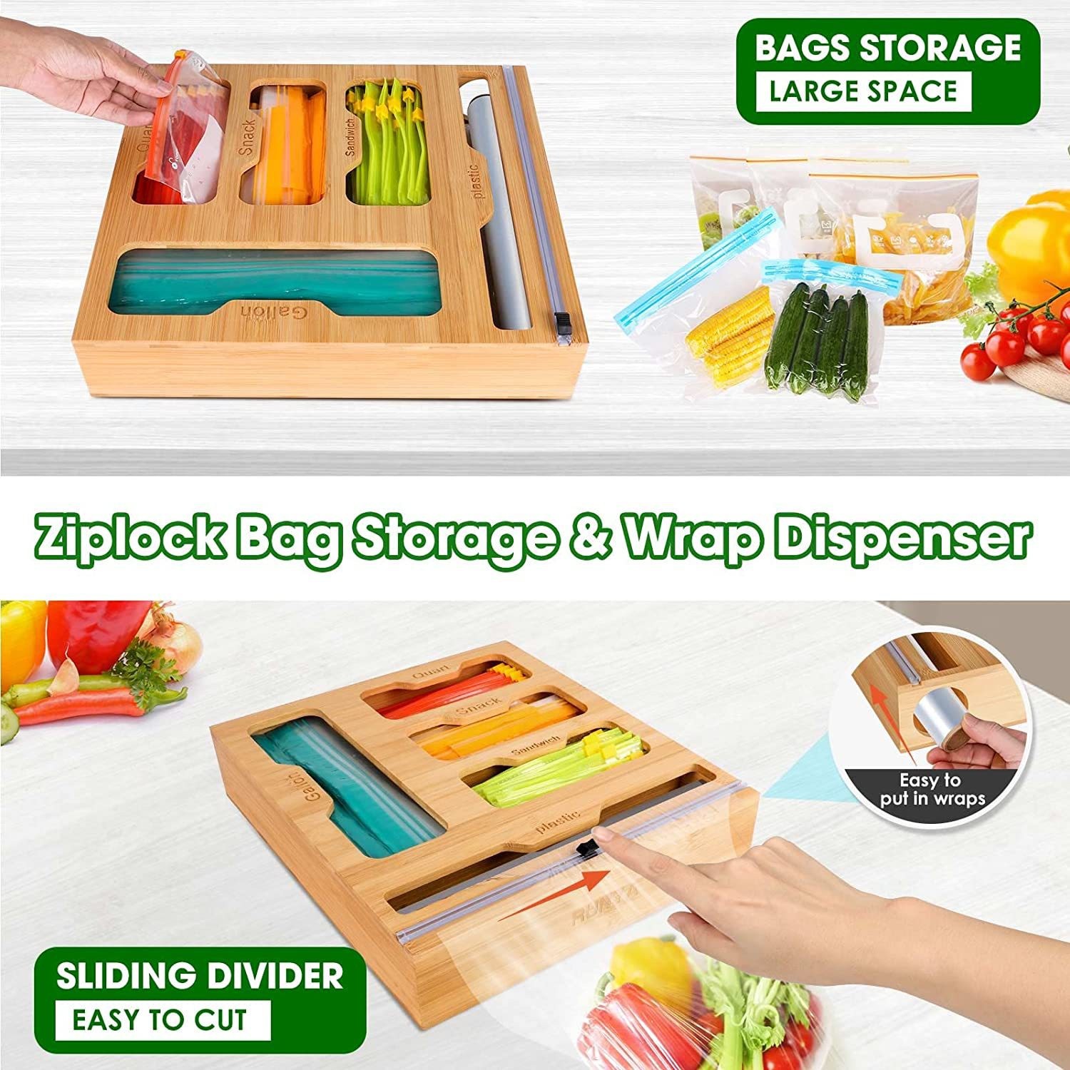 Bambus Ziplock Lebensmittel Ta – Food Storage Zip Lock Bags Bewertung und Preis