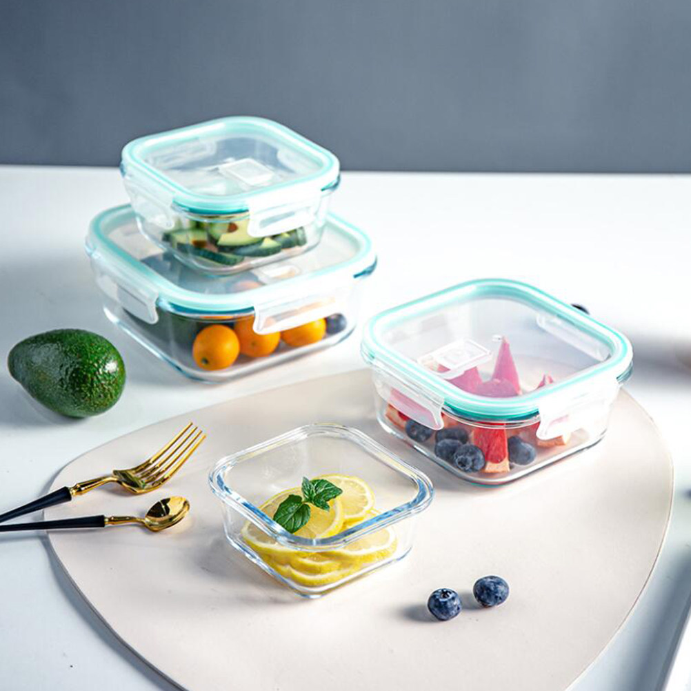 3-teiliges Set Himmelblaue Gla – Food Storage Non Toxic Bewertung und Preis
