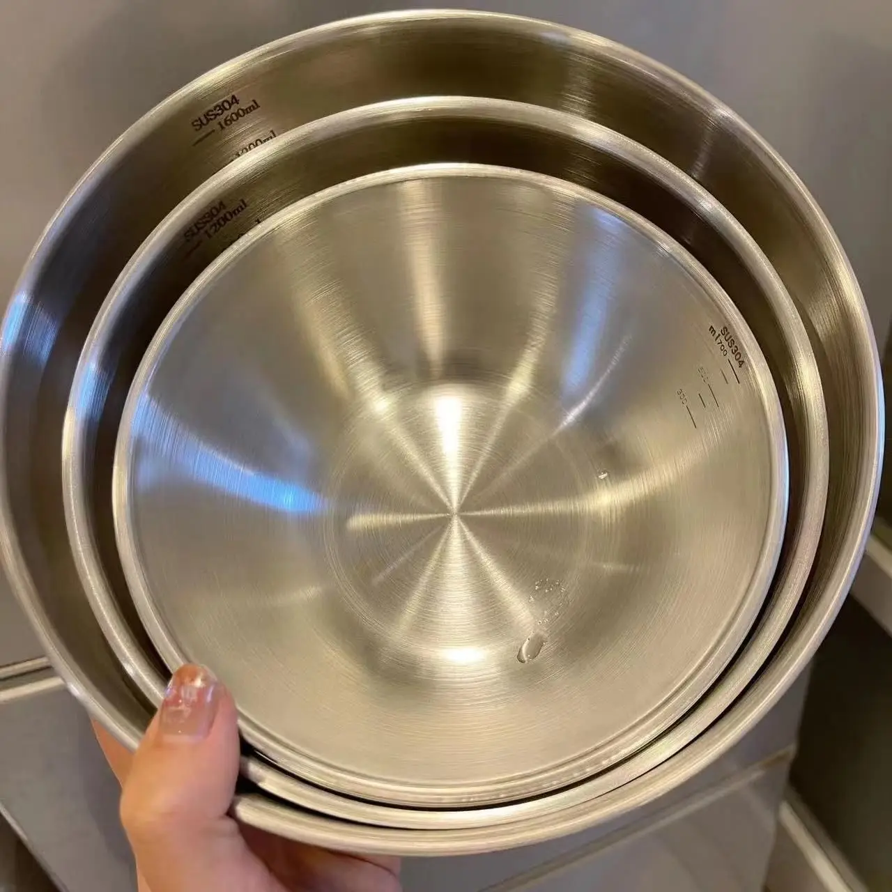 1-3 Edelstahl-Schüssel-Set mit – Set Food Storage Bewertung und Preis