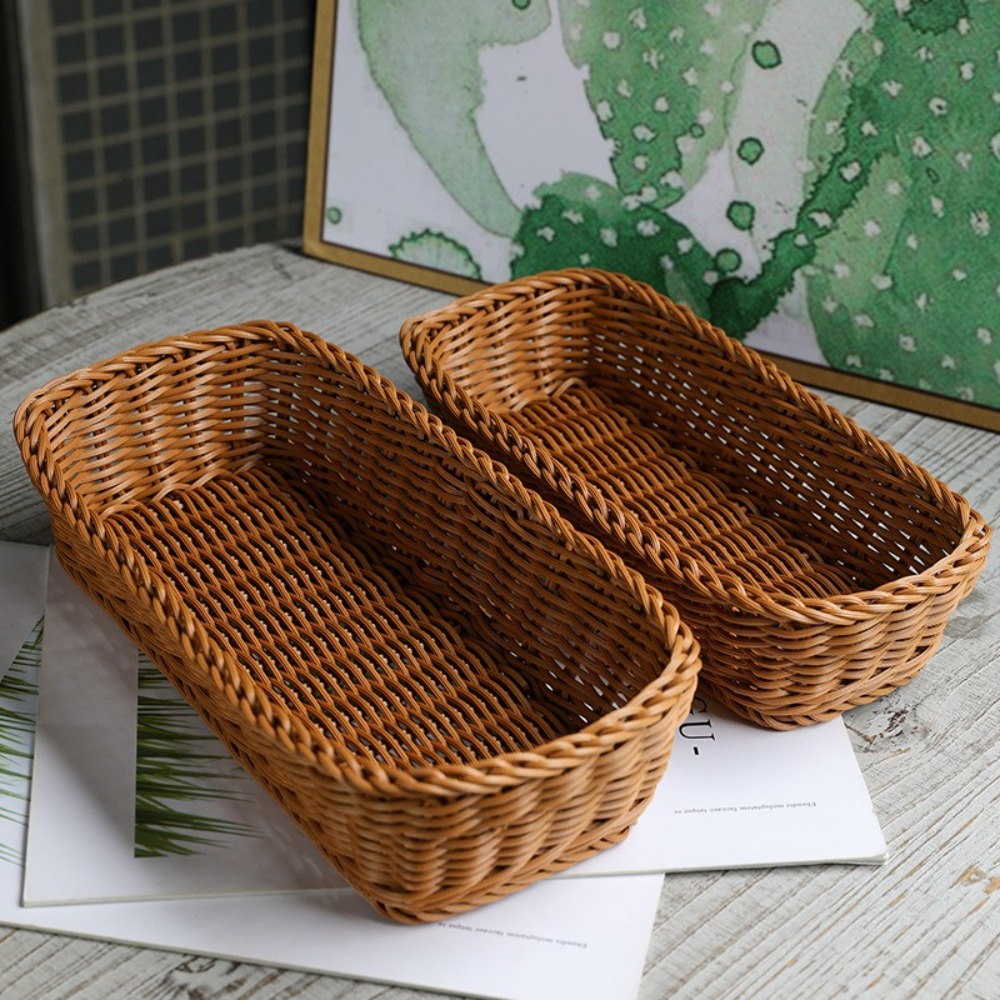 Nachahmung Rattan Lagerung Kor – Bread Box Bamboo Bewertung und Preis
