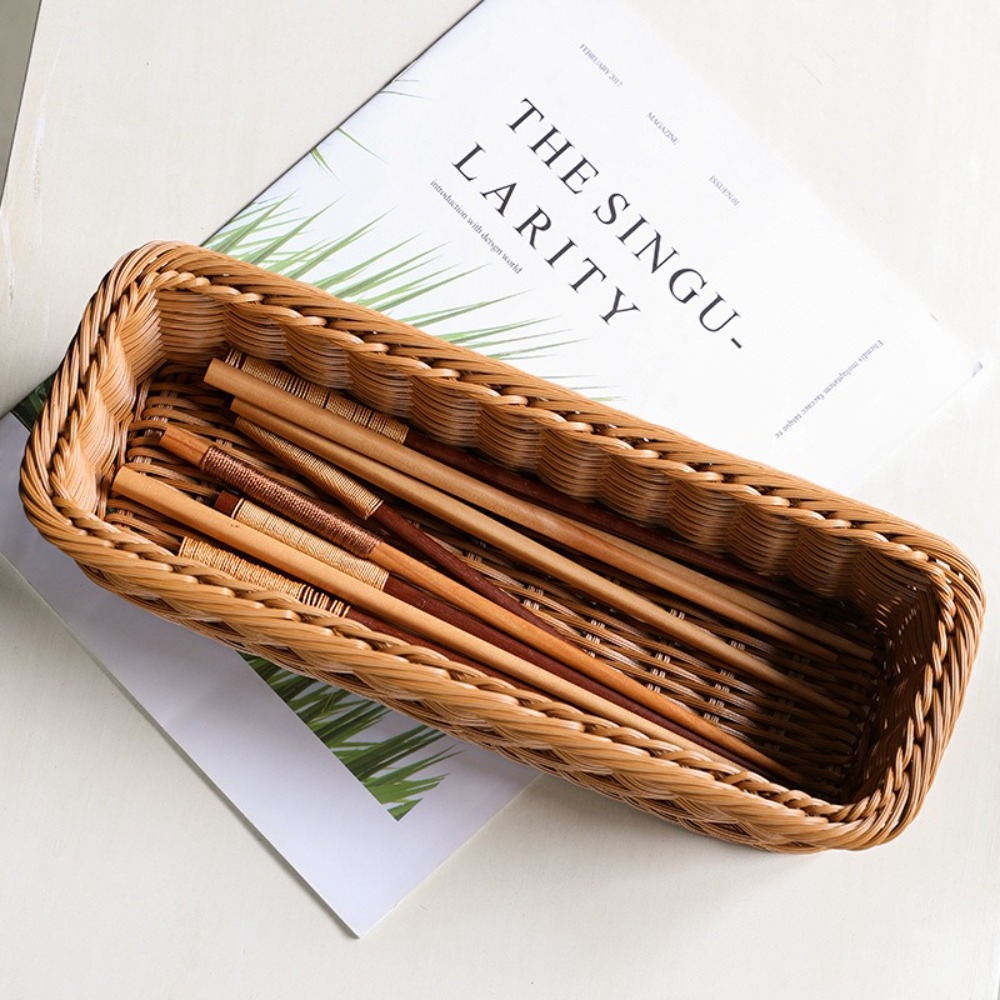 Nachahmung Rattan Lagerung Kor – Bread Box Bamboo Bewertung und Preis