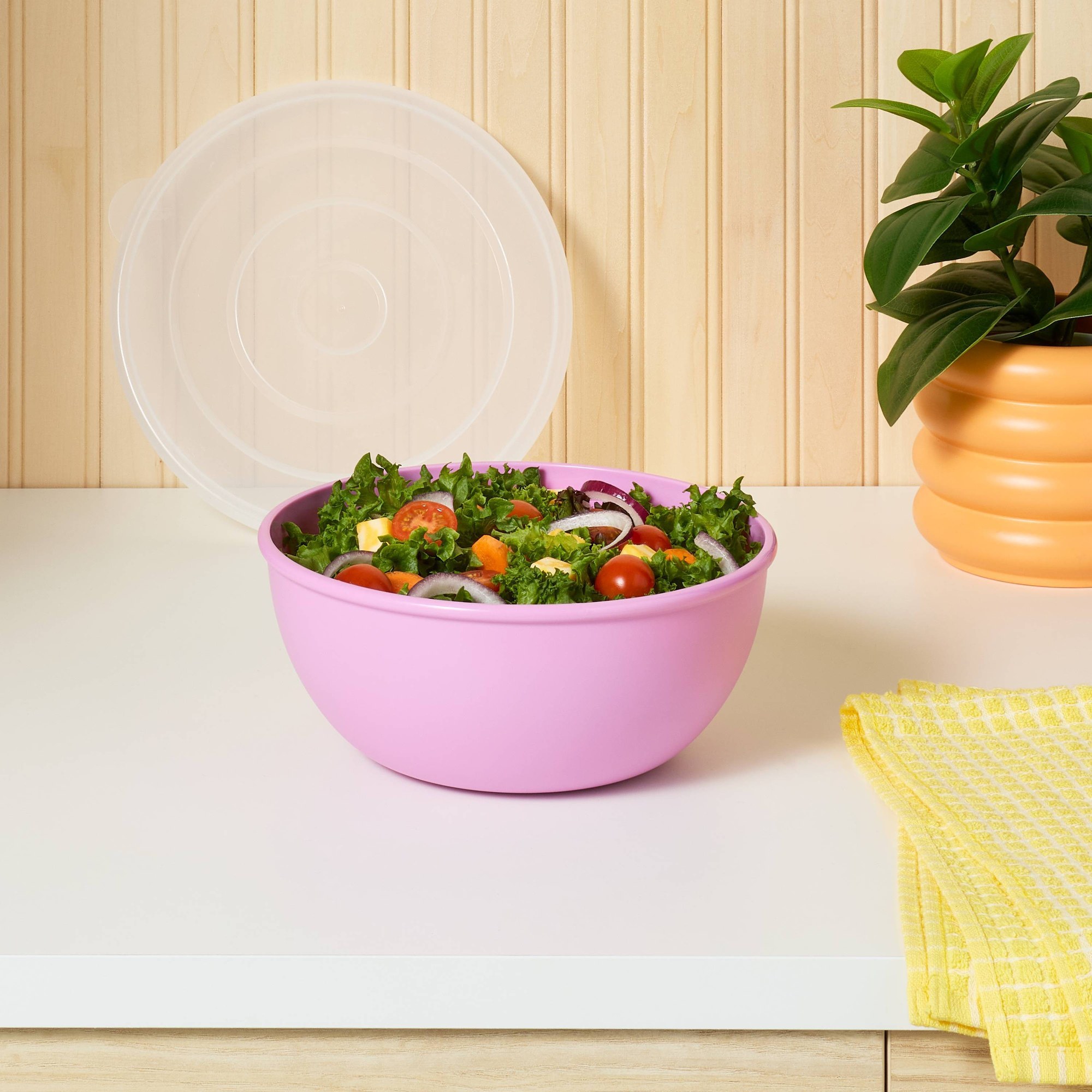 Rosa Schüssel mit passendem De – Food Storage Prep Containers Bewertung und Preis