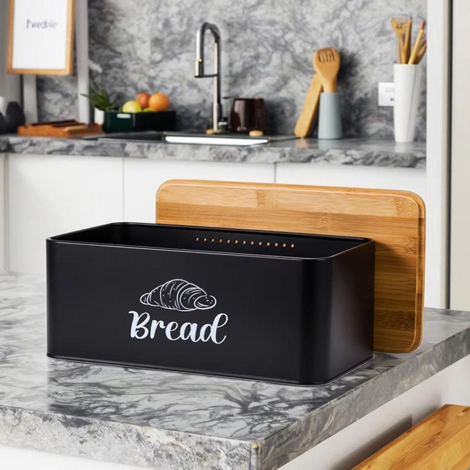 Brotbehälter aus Langlebigem K – Bread Box Bamboo Bewertung und Preis