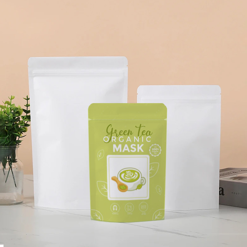 Maßgeschneiderte weiße Kraftpa – Food Storage Zip Lock Bags Bewertung und Preis