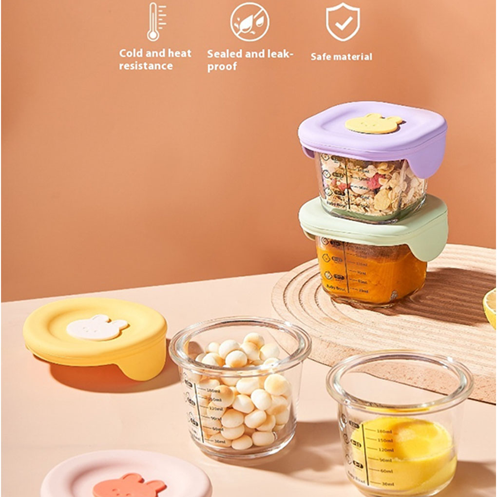 4er-Pack Glasbehälter für Baby – Food Storage Non Toxic Bewertung und Preis